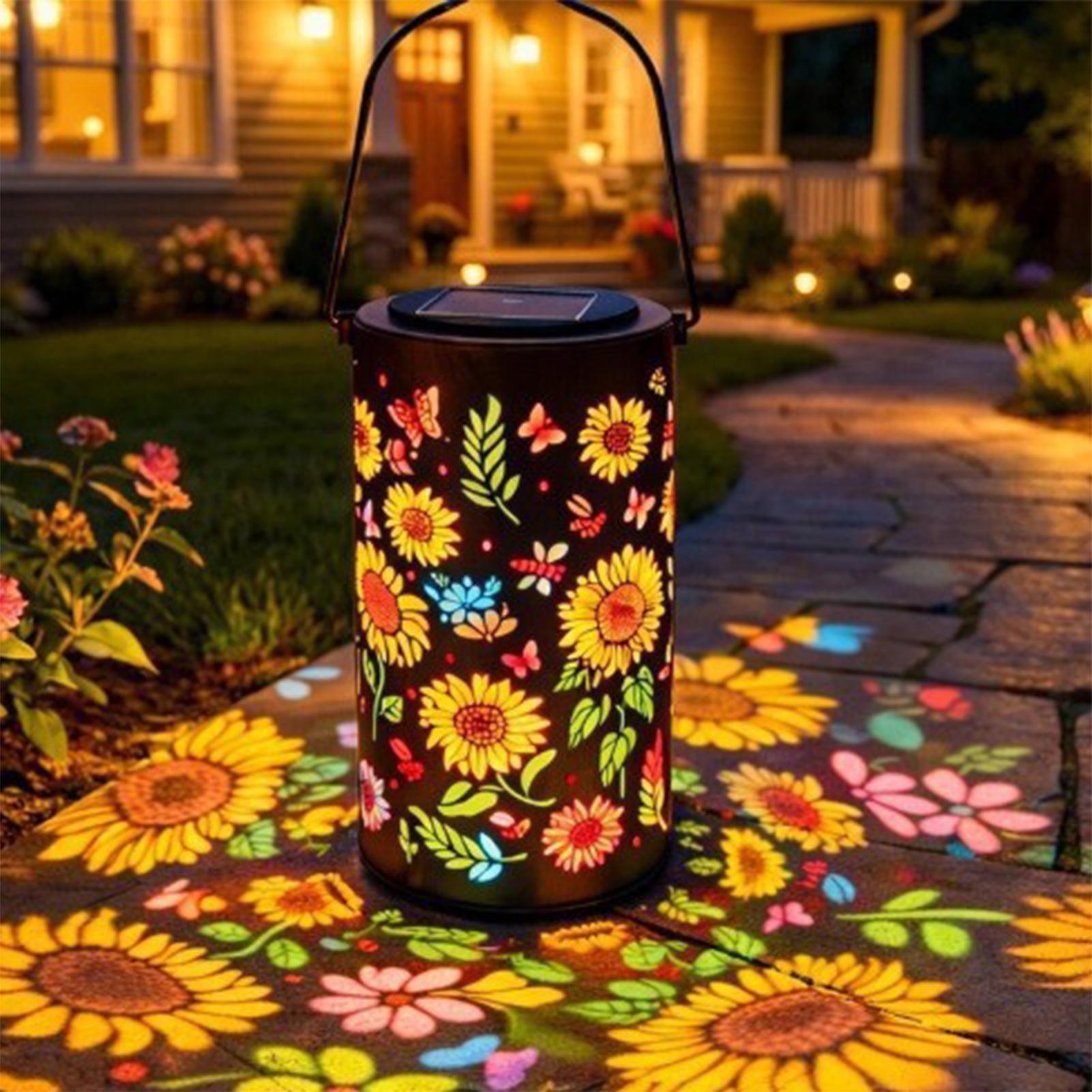 Outdoor Lighting Tree - Солнечный фонарь в форме подсолнуха, всепогодный,