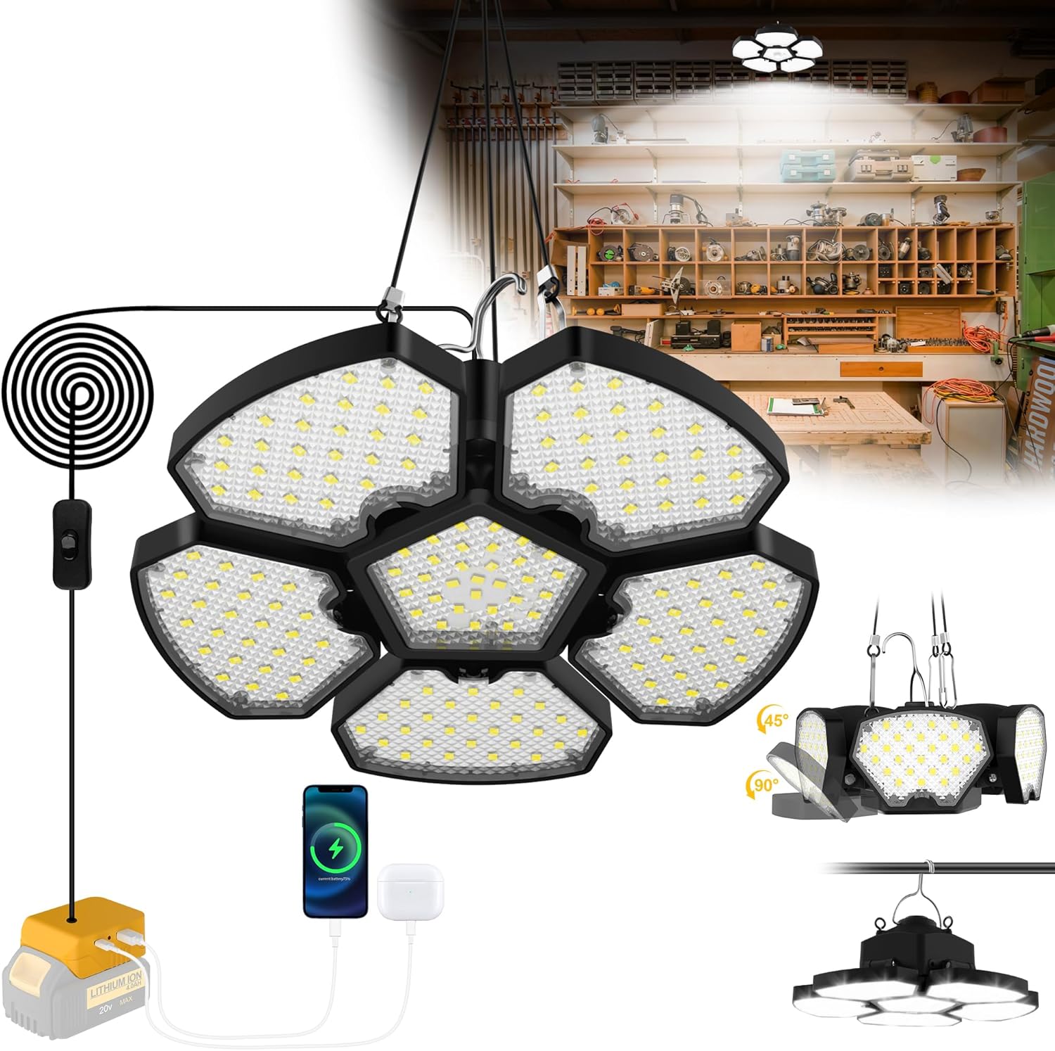 Outdoor Lighting Jobs - Аккумуляторный светильник для сараев, уличный кемпинговый