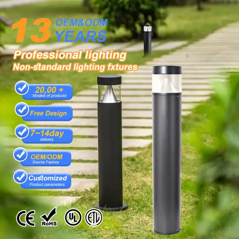 Bollard Light Garden - Современный алюминиевый светодиодный боллард-светильник 3/7/12 Вт,