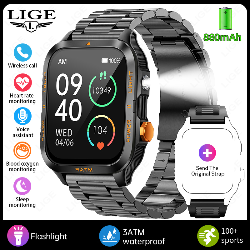 Outdoor Lighting Ip Rating - Умные часы LIGE для мужчин, GPS,