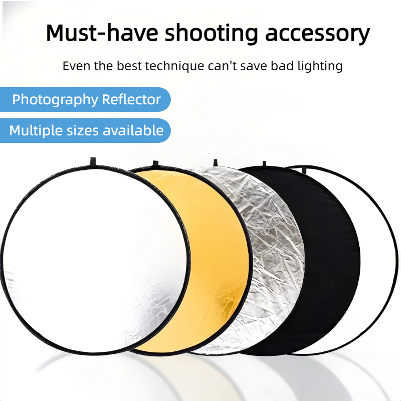 Outdoor Lighting In Photography - Двусторонняя золотисто-серебристая светоотражающая панель 2-в-1, портативная,
