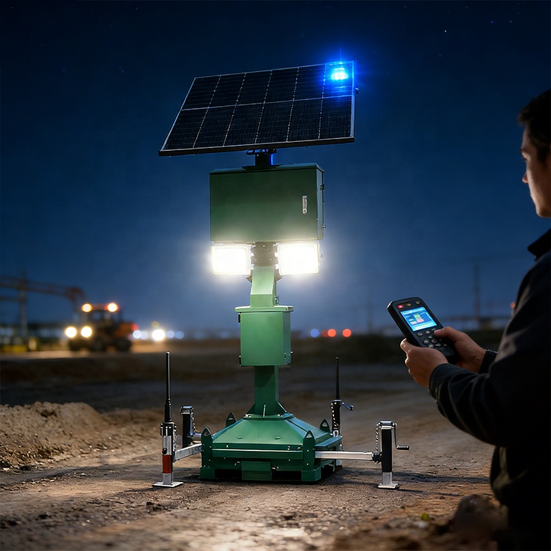 Outdoor Lighting Jobs - Мобильная осветительная вышка для экстренного освещения:
