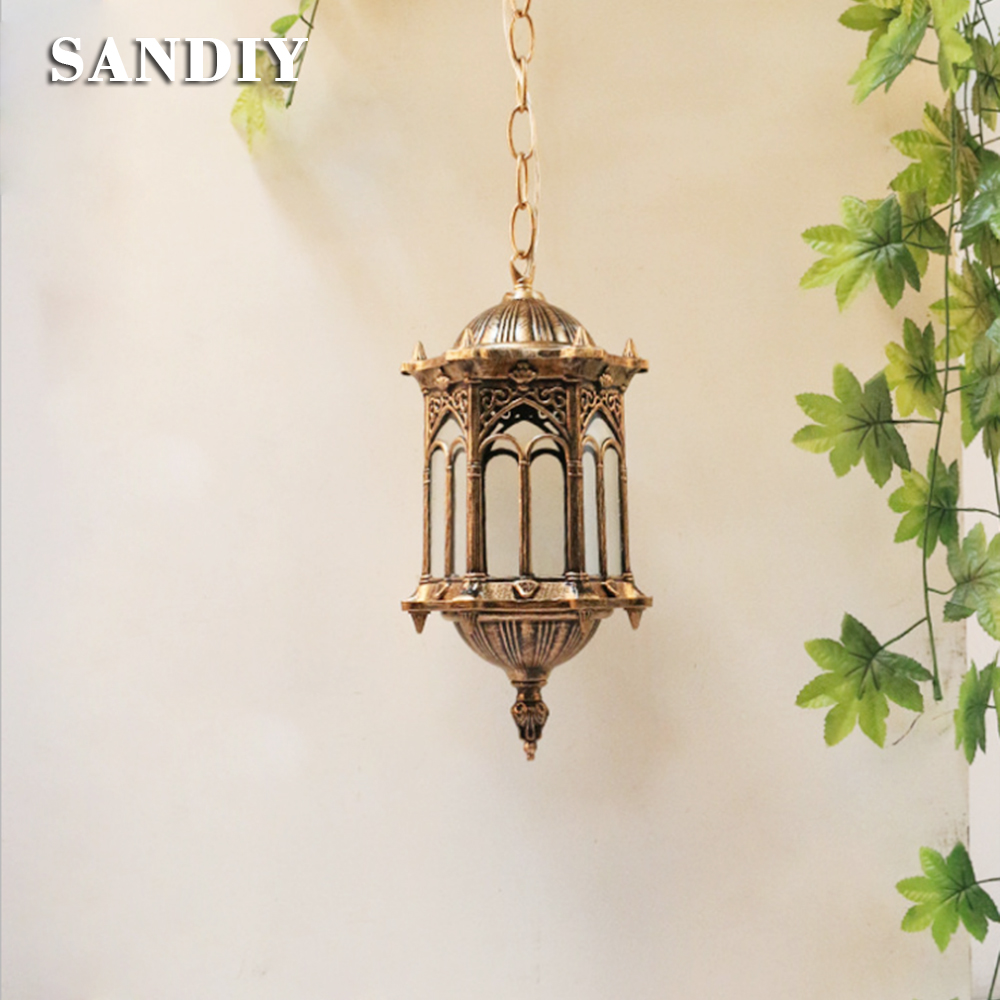 Outdoor Lighting Restaurant - SANDIY уличный подвесной светильник в стиле