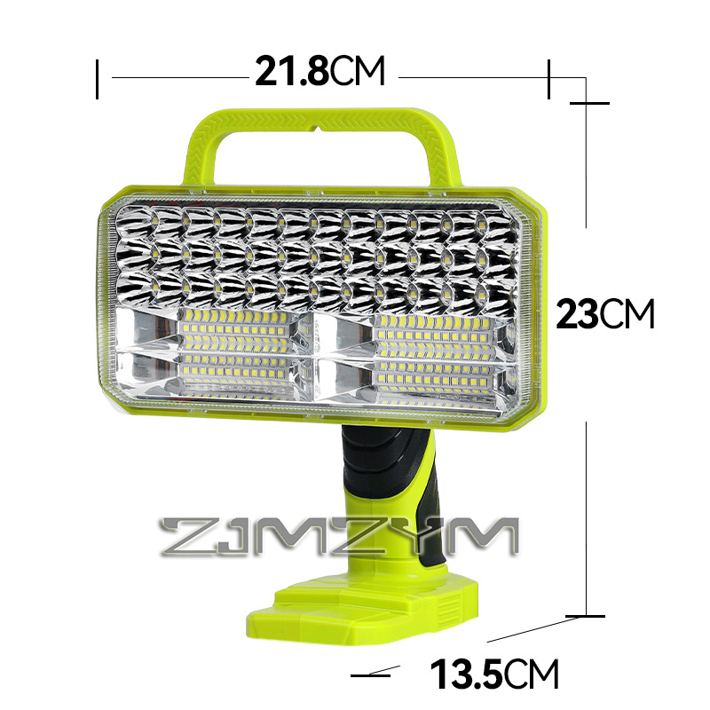 Outdoor Lighting Jobs - 9-дюймовый 40-ваттный светодиодный рабочий фонарь, беспроводной,