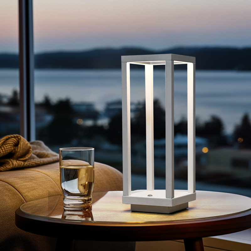 Outdoor Lighting Restaurant - Светодиодная сенсорная настольная лампа с зарядкой,