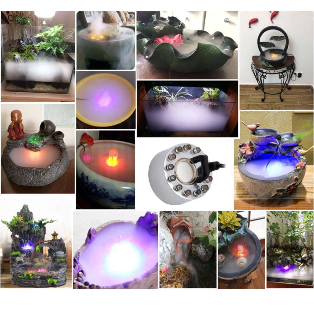 Color Changing Outdoor - 12-светодиодный водонепроницаемый генератор тумана с изменением