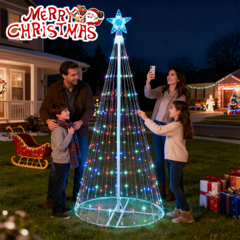 Светодиодные гирлянды с водопа – обзор и цена Outdoor Lighting Tree
