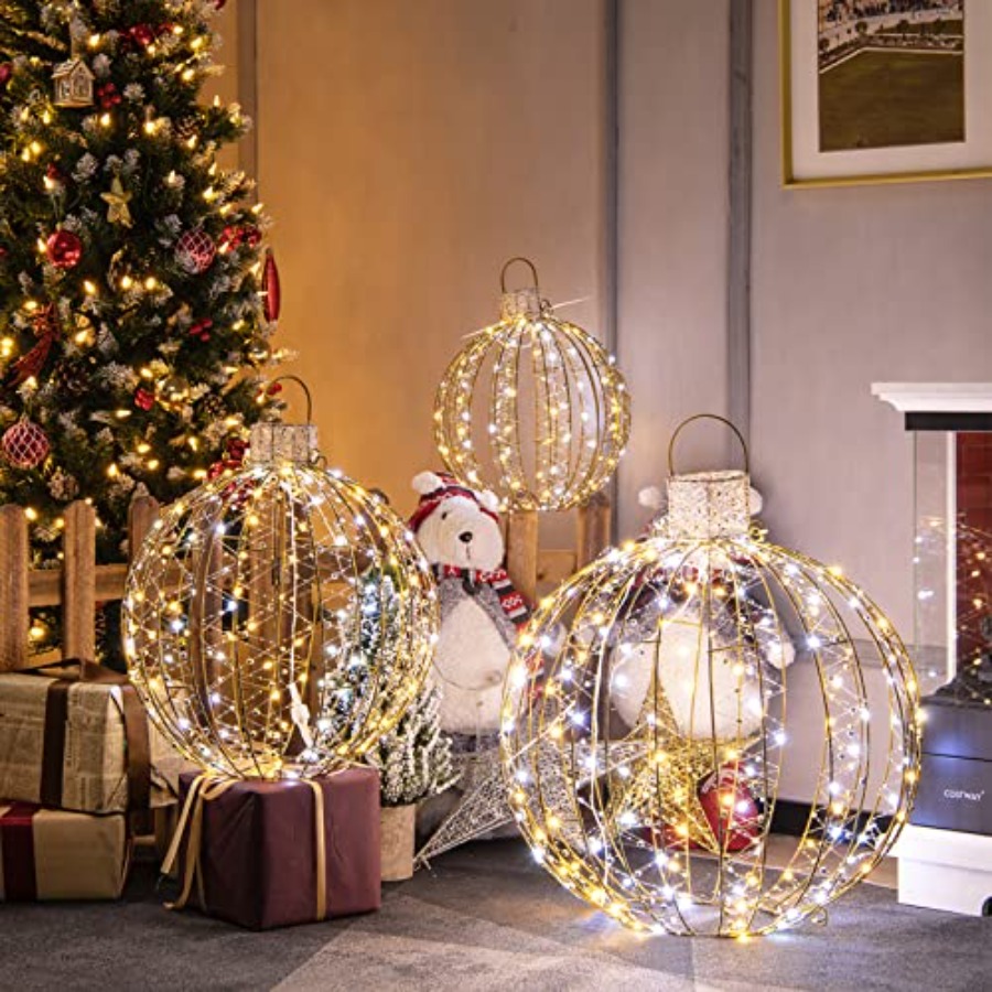 3 шт. рождественских светодиод – обзор и цена Outdoor Lighting Tree