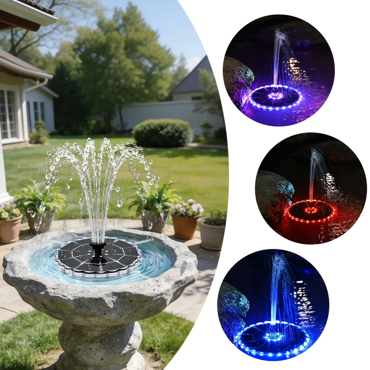 Солнечный фонтан 3,5 Вт для са – обзор и цена Bollard Light Garden