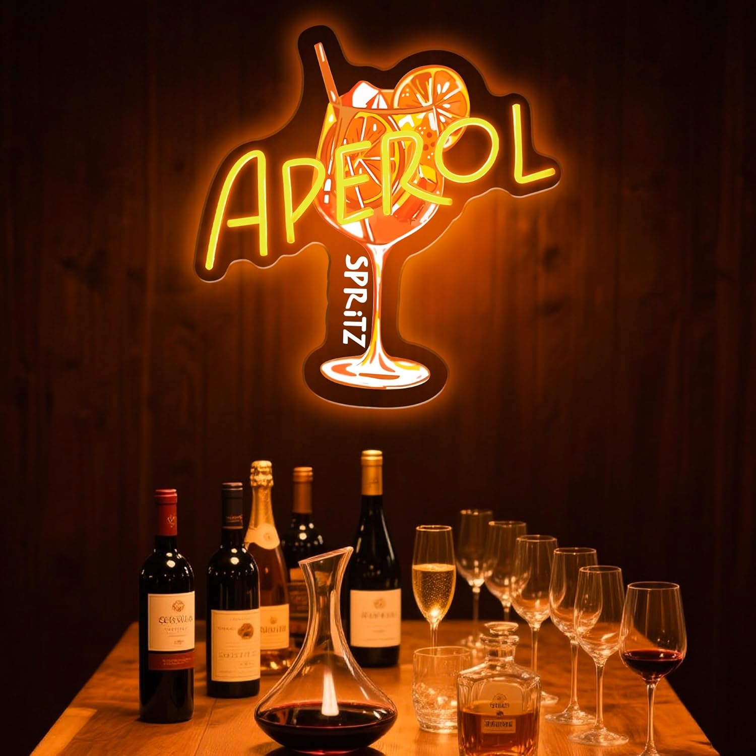Неоновая вывеска Orange/Aperol – обзор и цена Outdoor Lighting Restaurant