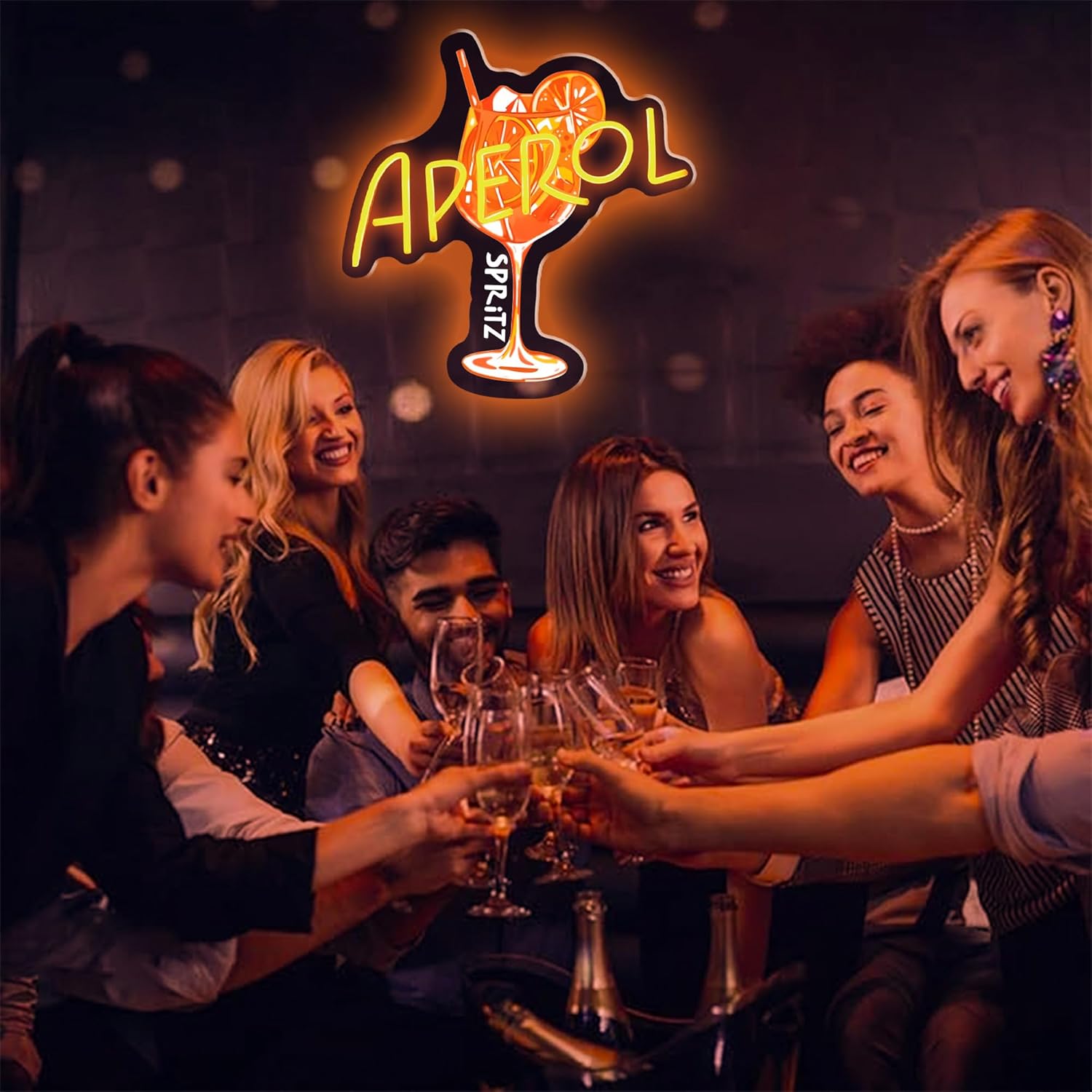 Неоновая вывеска Orange/Aperol – обзор и цена Outdoor Lighting Restaurant